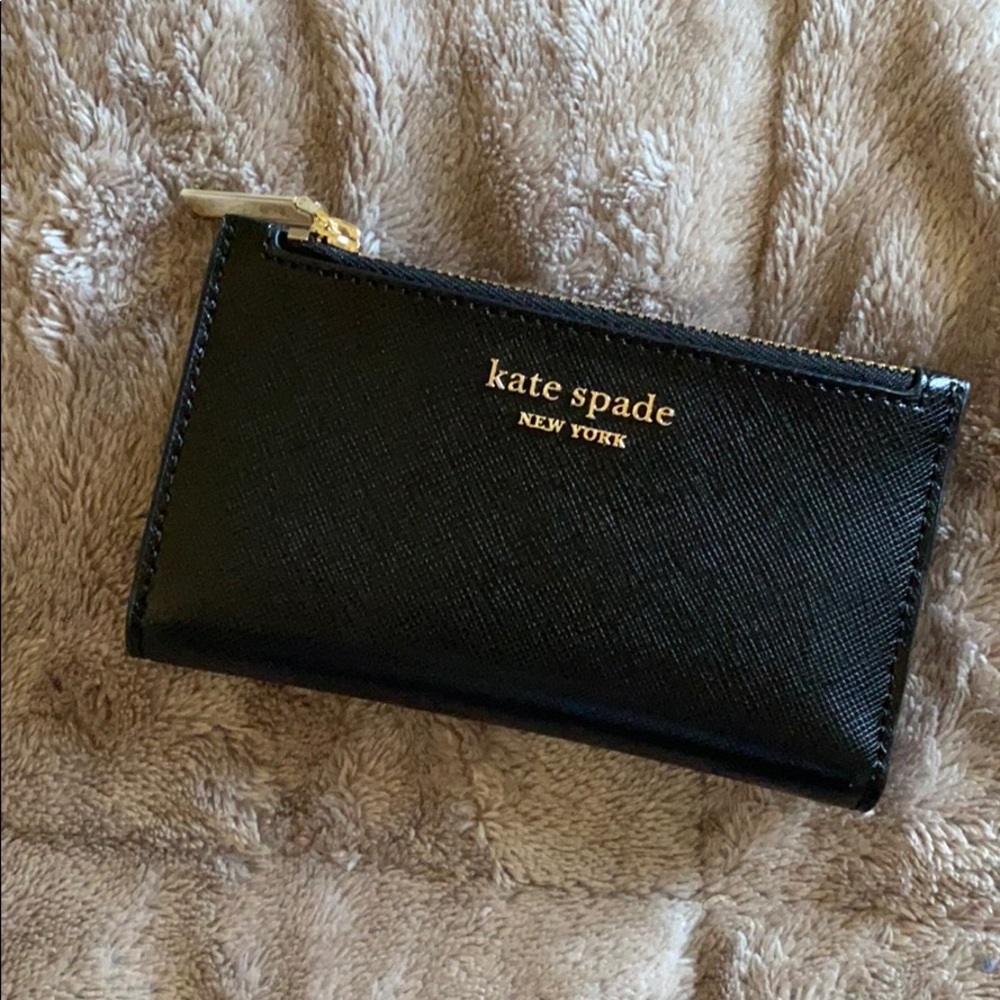Kate Spade black bifold wallet